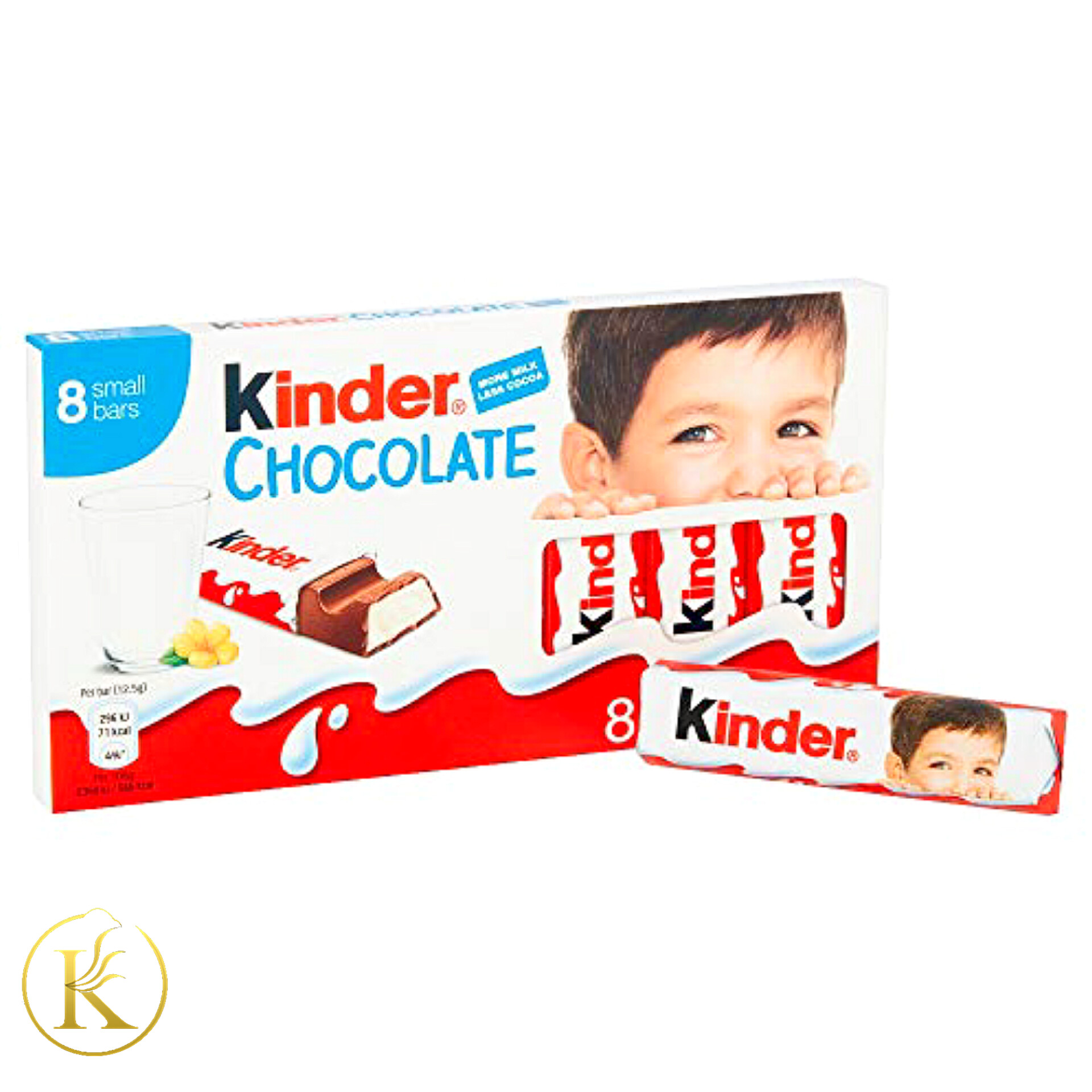شکلات کیندر کودک ۸ عددی ( ۱۰۰ گرم) kinder