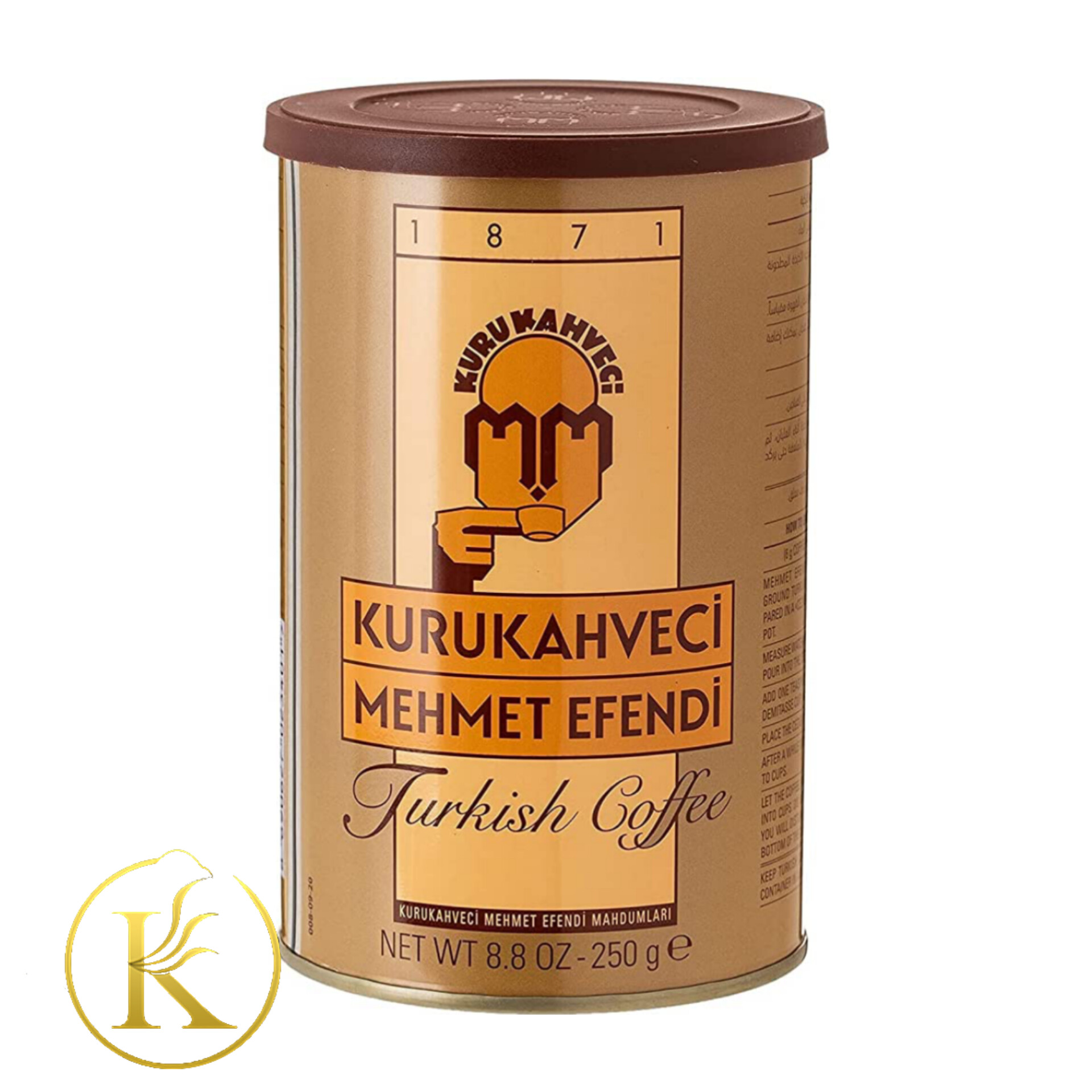 قهوه ترک مهمت افندی ۲۵۰ گرمی Mehmet Efendi