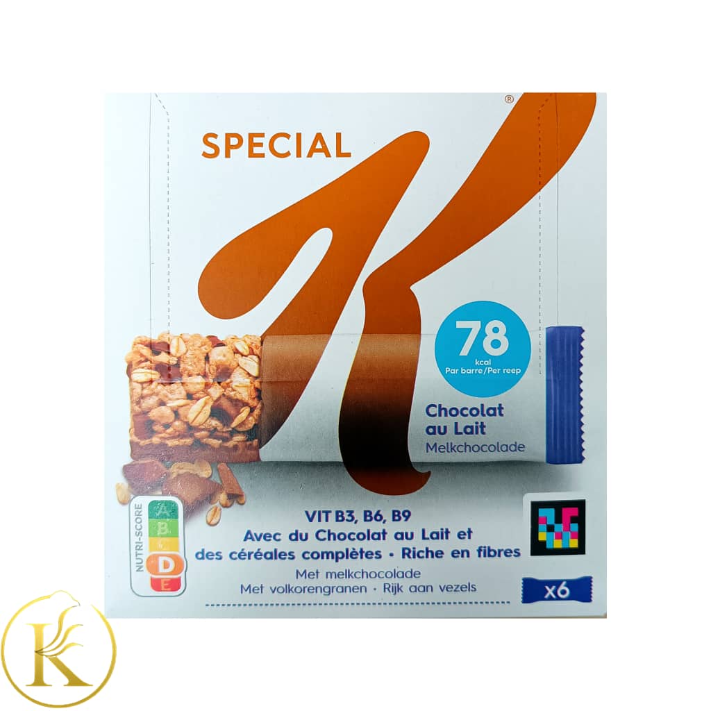 ویتامین بار کی اسپشیال با طعم کارامل بسته ی ۶ عددی k special