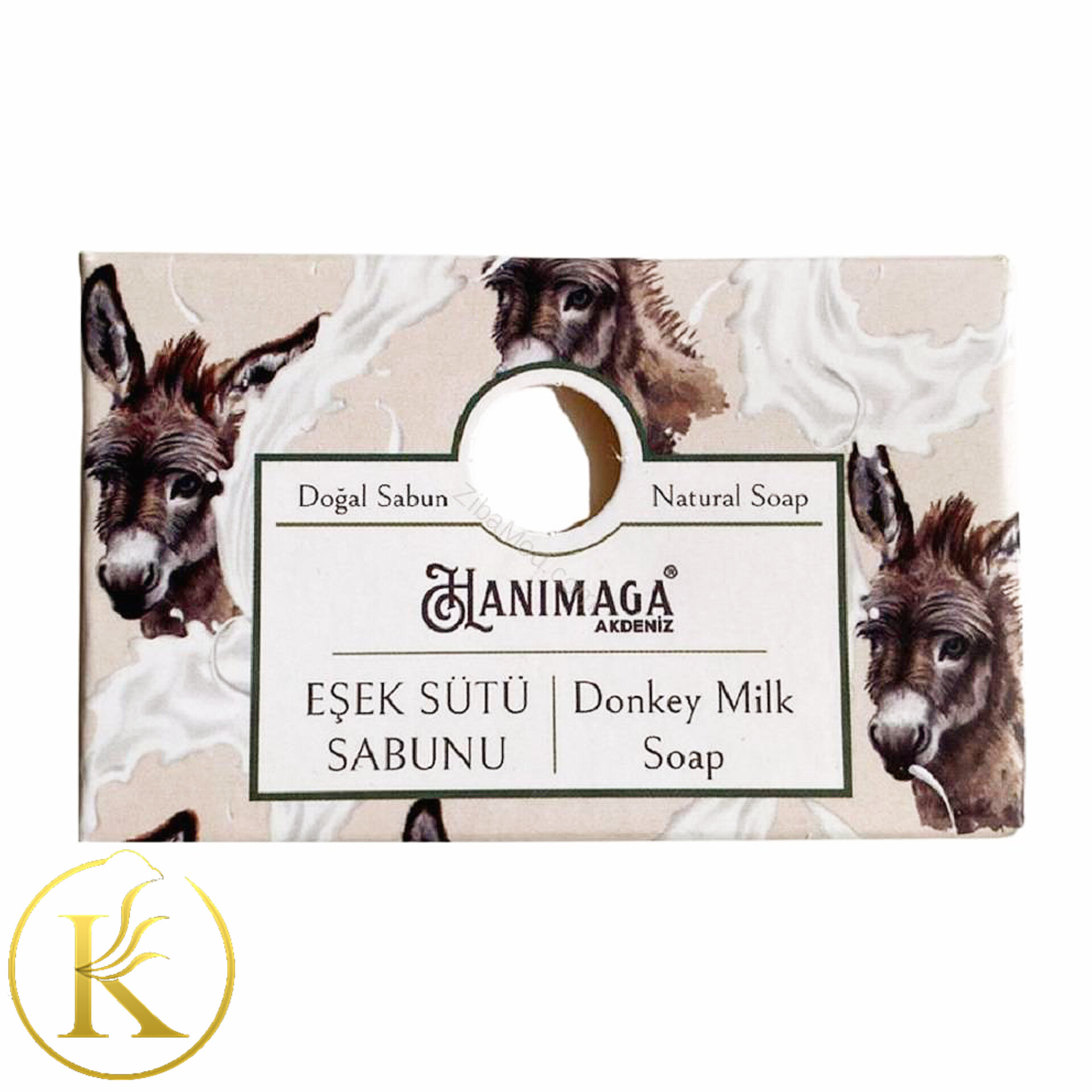 صابون طبیعی با شیر الاغ هانیماگا Hanimaga (100 گرم)