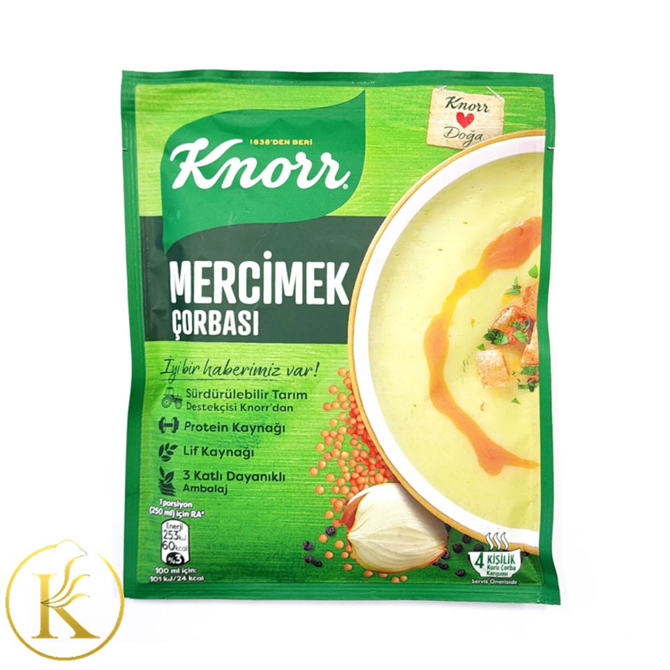 سوپ عدس کنور(۷۶گرم) Knorr