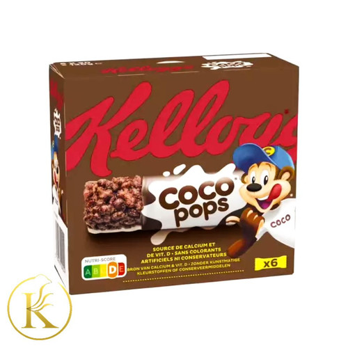 غلات بار شکلاتی کوکوپاپس کلاگز بسته ی 6 عددی (120 گرم) coco pops kelloggs