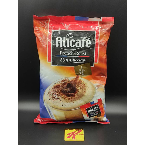 قهوه فوری علی کافه مدل قرمز فرنچ رست کاپوچینو 20 عددی (500 گرم) Alicafe