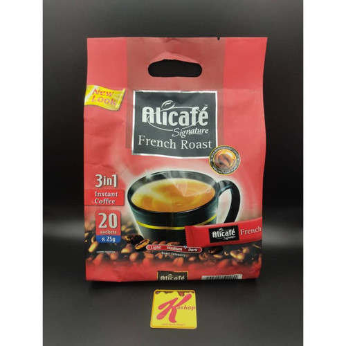 قهوه فوری علی کافه مدل قرمز فرنچ رست 20 عددی (500 گرم) Alicafe