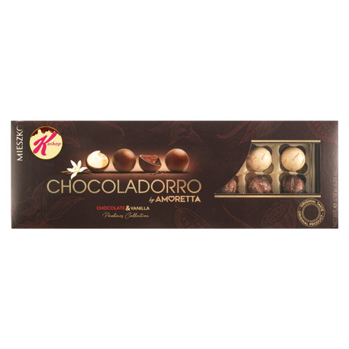شکلات کادویی توپی با مغز شکلات و وانیل آمورتا (178 گرم) chocoladorro Amoretta